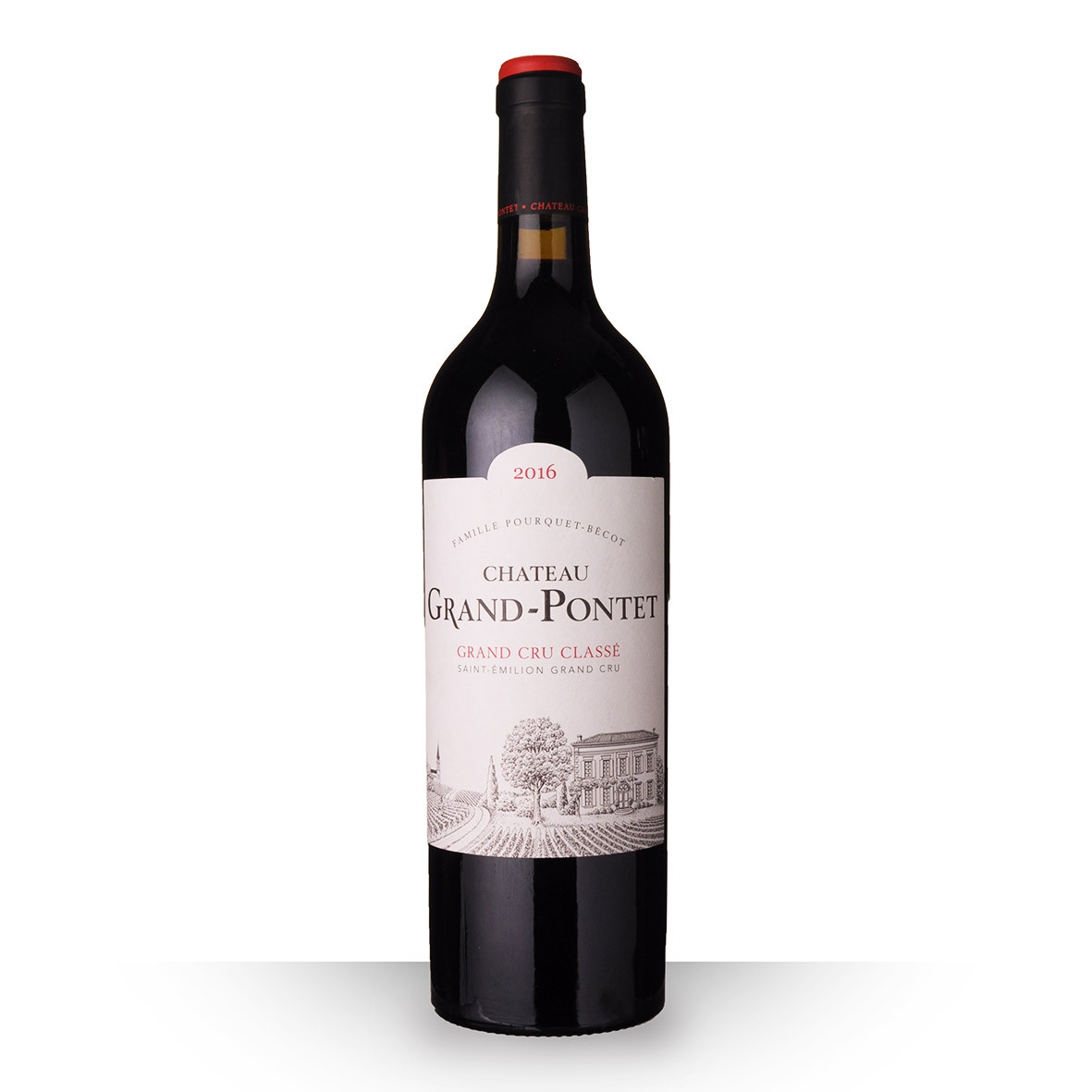 Château Grand-Pontet Saint-Emilion Grand Cru Classé Rouge 2016 75cl dev.odyssee-vins.com