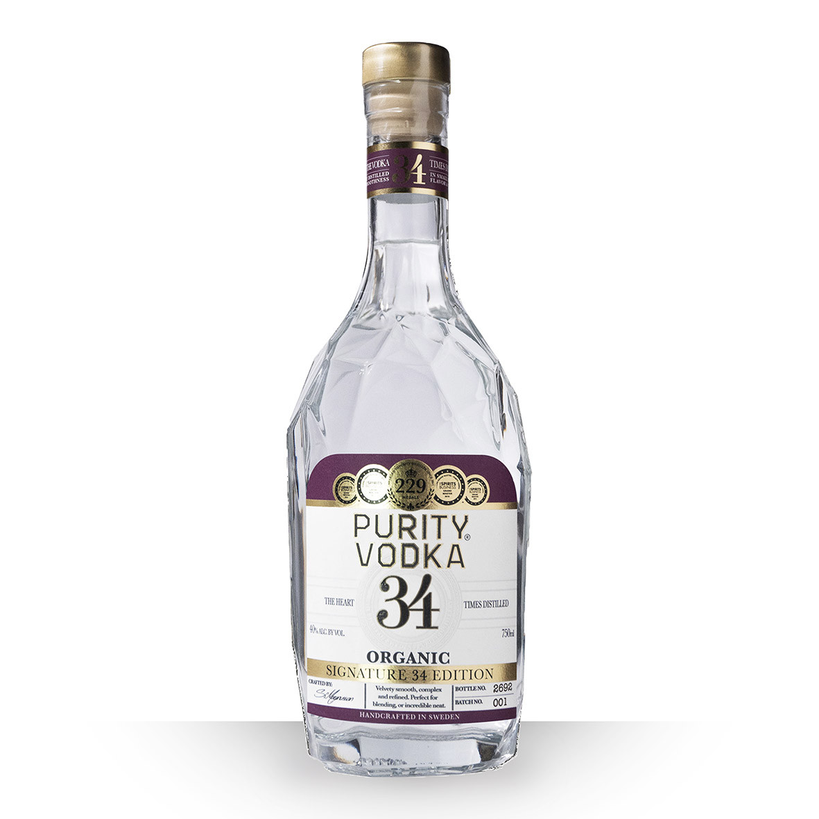 Vodka Purity Signature 34 Edition Organic 70cl dev.odyssee-vins.com