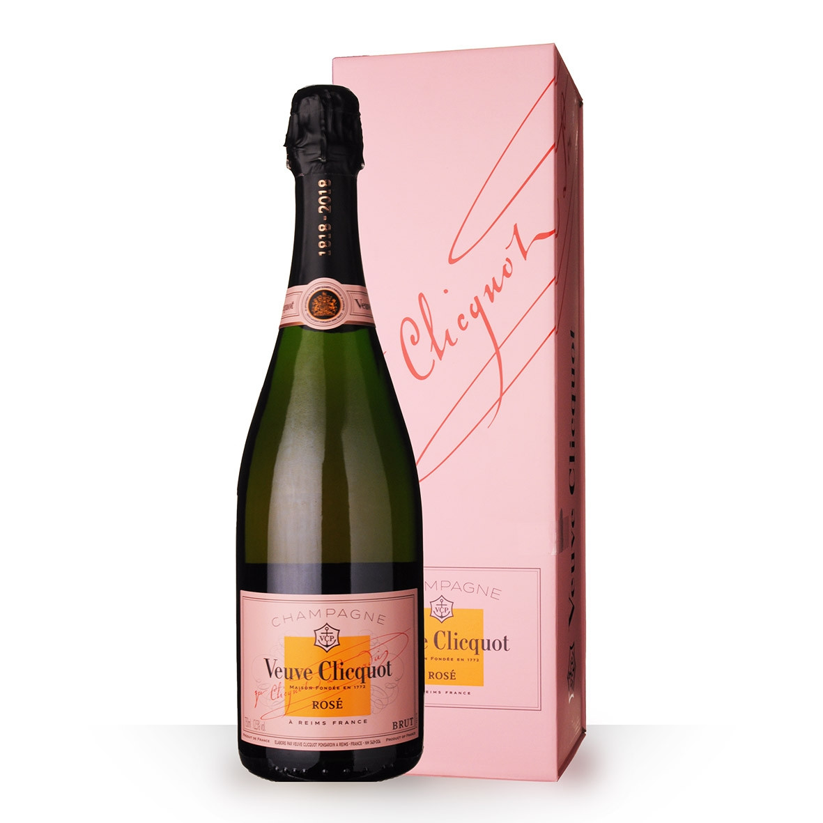 Champagne Veuve Clicquot Brut Rosé 75cl Etui dev.odyssee-vins.com