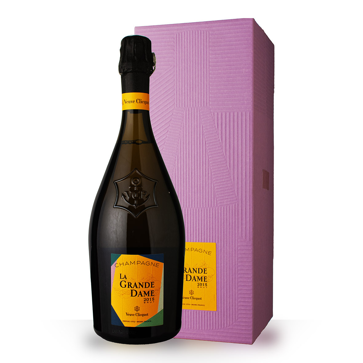 Champagne Veuve Clicquot La Grande Dame 2015 Brut 75cl Coffret dev.odyssee-vins.com