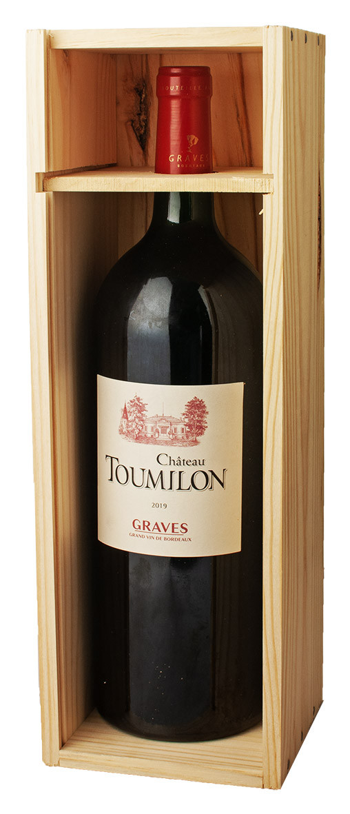 Caisse Bois Magnum Château Toumilon Graves Rouge 2019 dev.odyssee-vins.com