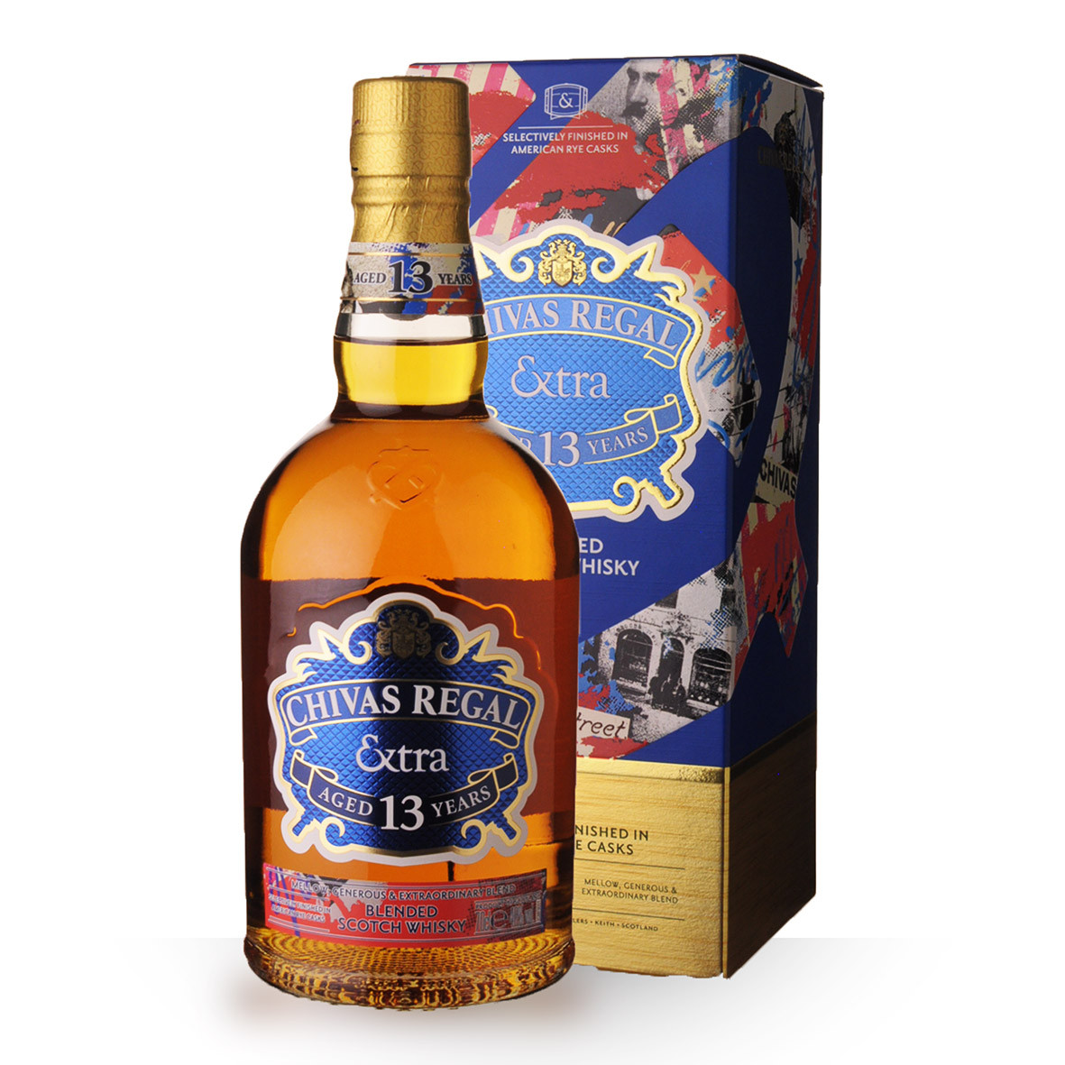 Whisky Chivas Regal Extra 13 ans Finish American Rye 70cl Etui dev.odyssee-vins.com
