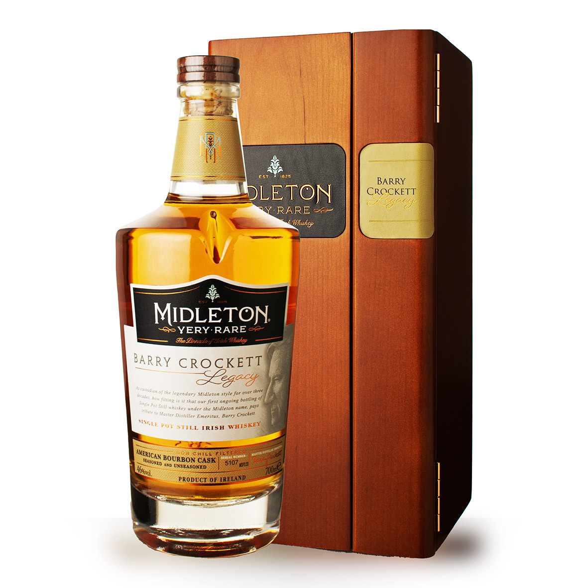Whisky Midleton Barry Crockette Legacy 70cl Coffret Bois dev.odyssee-vins.com