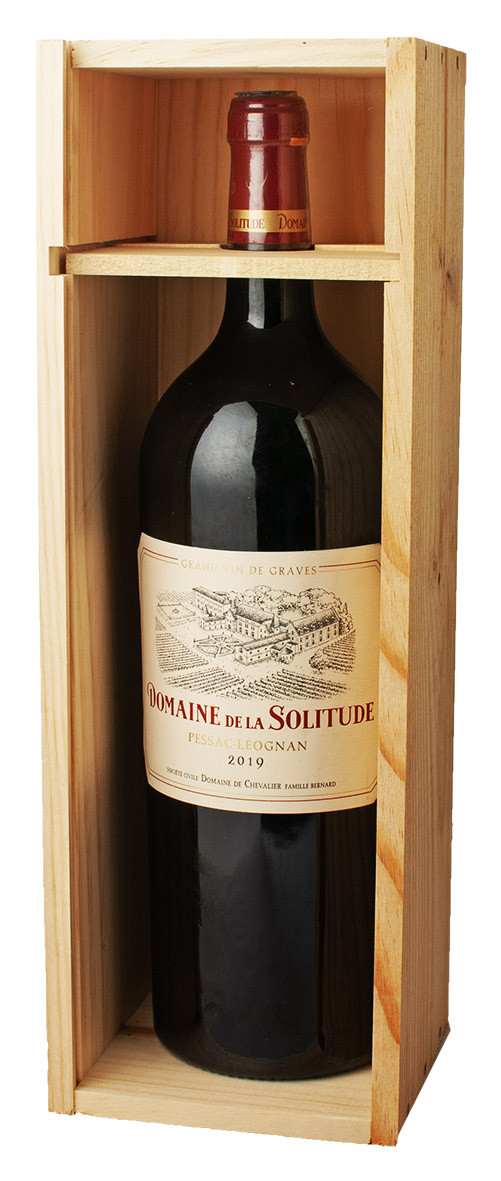 Caisse Bois Magnum Domaine de la Solitude Pessac-Léognan Rouge 2019 dev.odyssee-vins.com