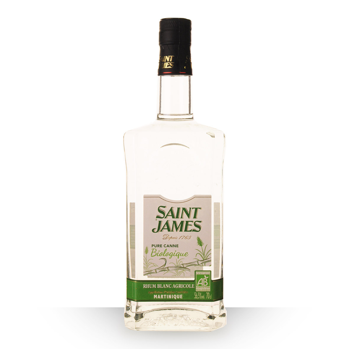 Rhum Saint James Blanc Bio 56.5° 70cl dev.odyssee-vins.com