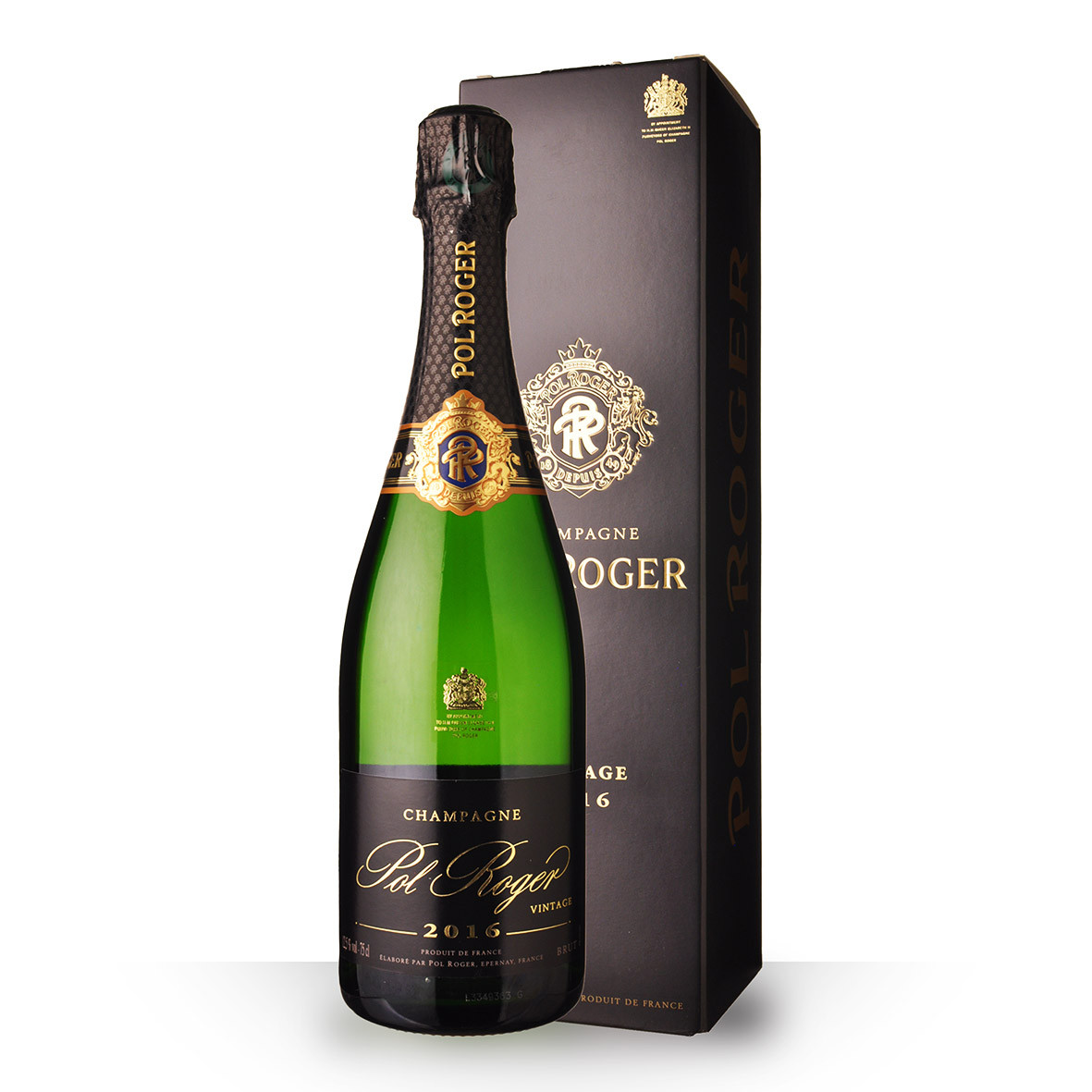 Champagne Pol Roger Brut Vintage 2016 Réserve 75cl Etui dev.odyssee-vins.com