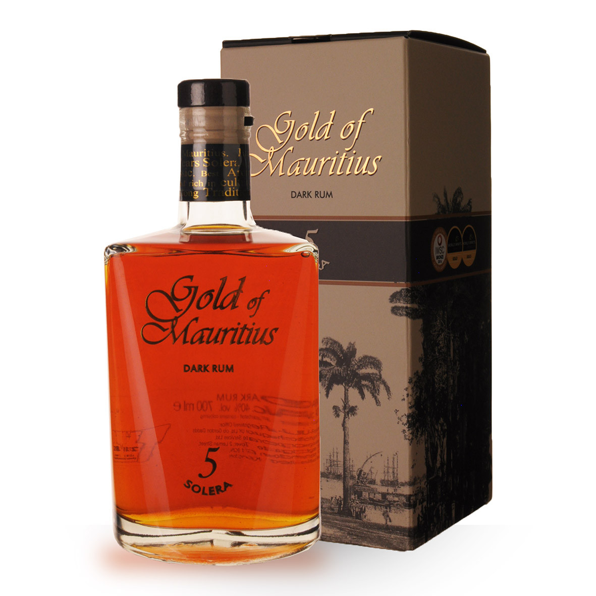 Rhum Gold of Mauritius Solera 5 Ans 70cl Etui dev.odyssee-vins.com