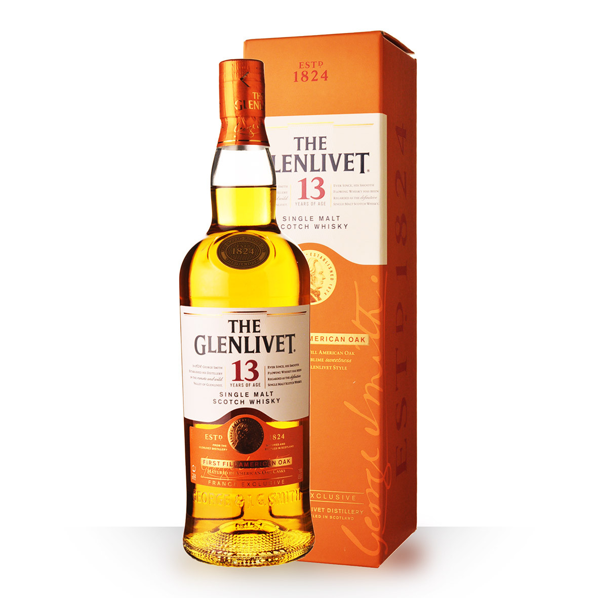 Whisky The Glenlivet 13 ans First Fill 70cl Etui dev.odyssee-vins.com