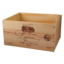 Caisse Bois 6x75cl estampillé Lesparre dev.odyssee-vins.com