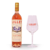 Vermouth Lillet Rosé 75cl + 1 verre Lillet dev.odyssee-vins.com
