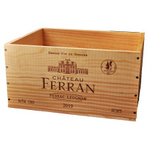 Caisse Bois 6x75cl estampillé Ferran dev.odyssee-vins.com