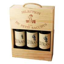 Caisse Bois à Corde Trio de Citran dev.odyssee-vins.com