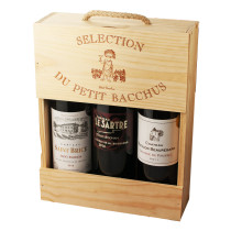 Caisse Bois à Corde Prestige Pessac Léognan Saint Emilion Lalande de Pomerol dev.odyssee-vins.com